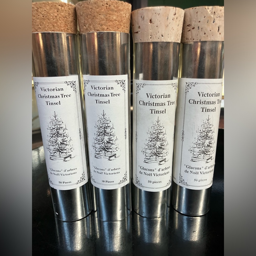 Victorian Christmas Tree Tinsel Pietersma - 4 Tubes of tinsel